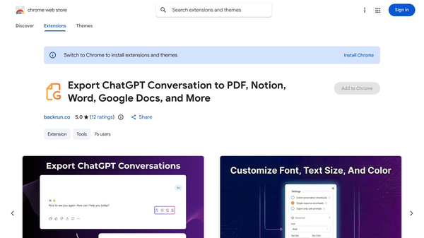 Export ChatGPT Conversation