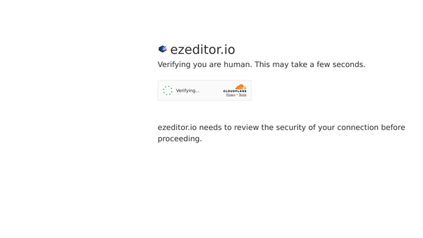 EzEditor AI - Free Photo Edit