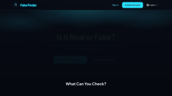 Fake Finder — Is It Real or Fake?