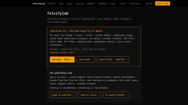 FalsifyLab Alpha
