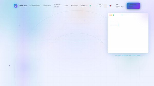 FichePro AI