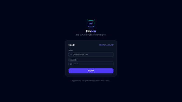 Finora-personal finance intelligence
