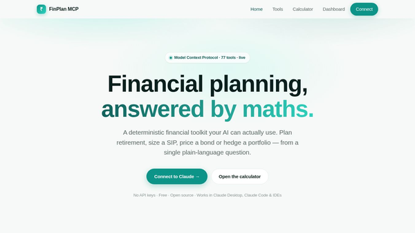 FinPlan MCP