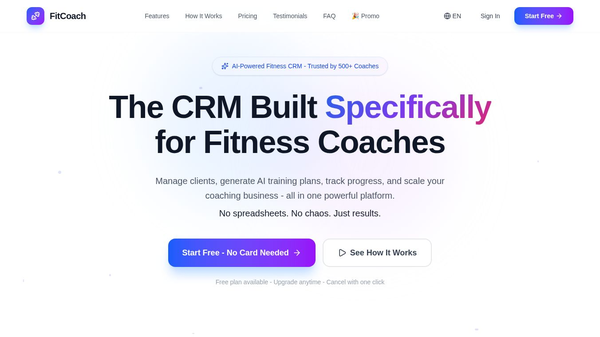 FitCoach CRM