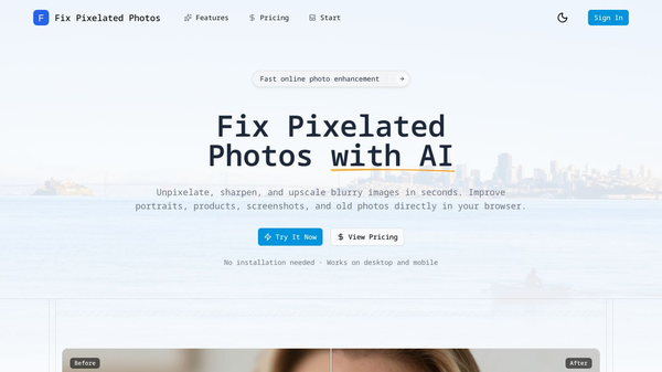 Fix Pixelated Photos