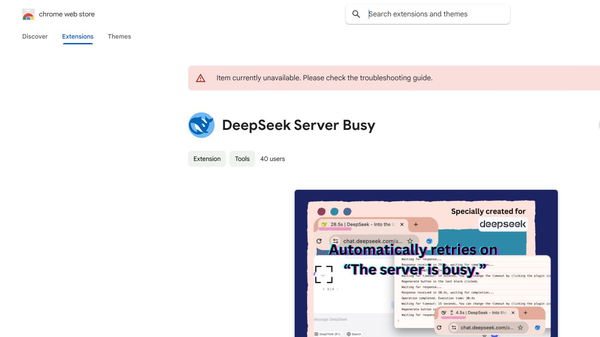 Fix the Server is Busy on DeepSeek