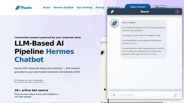 Fixein Hermes Chatbot