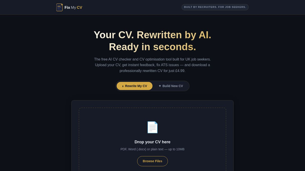 FixMyCV.co