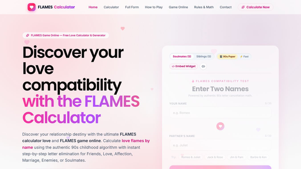 Flame Calculator