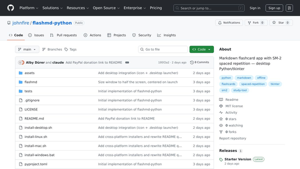 flashcards from ai generated markdown