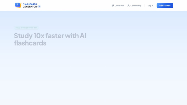 FlashCardsGenerator.ai