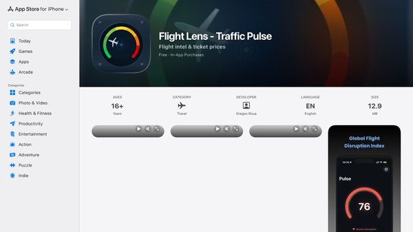 Flight Lens - Traffic Pulse