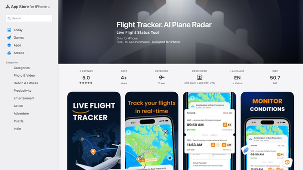 Flight Tracker. AI Plane Radar