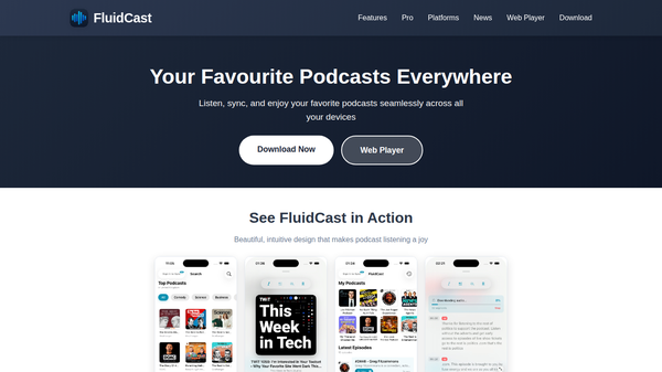 FluidCast: Podcast Player