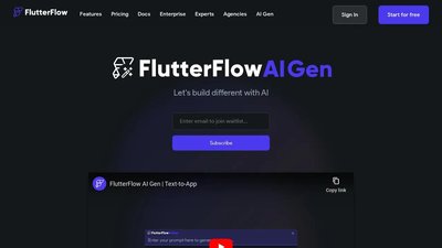 FlutterFlow AI Gen