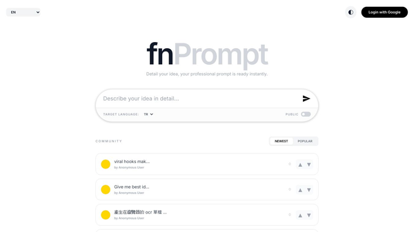 fnPrompt - AI Prompt Architect