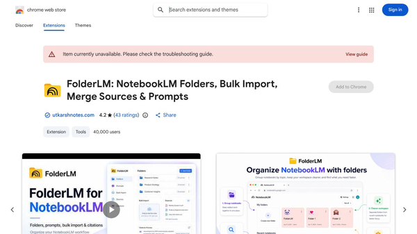 FolderLM For NotebookLM