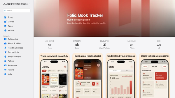 Folio Reading Tracker