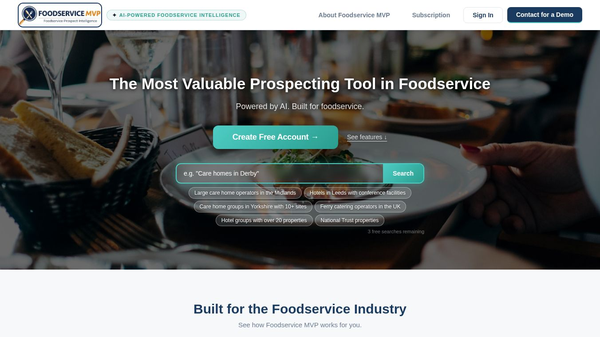 Foodservice MVP