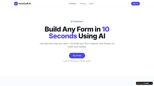 FormCraft AI