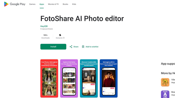 FotoShare AI Photo editor