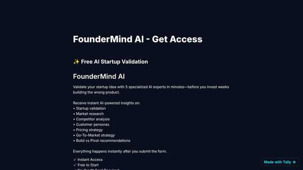 FounderMind AI