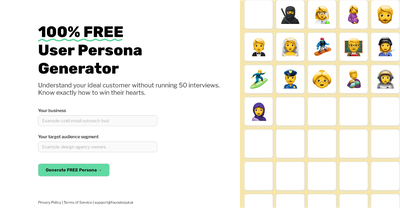 FounderPal Persona Generator