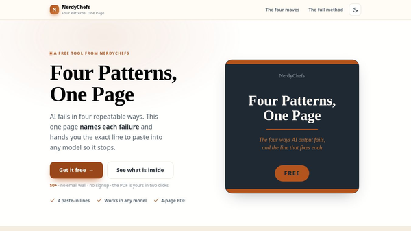 Four Patterns, One Page