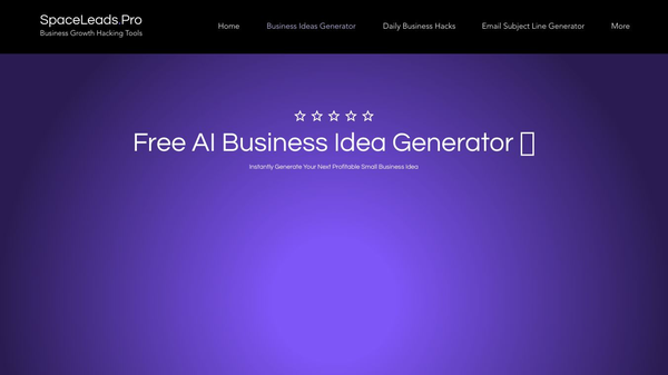 Free AI Business Idea Generator