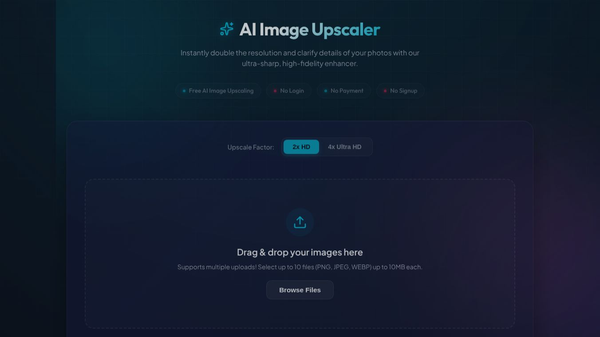 Free AI Image Upscaler