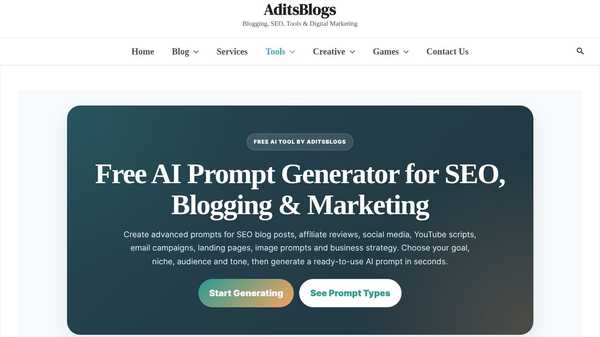 Free AI Prompt Generator