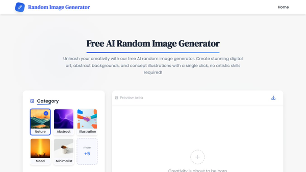Free AI Random Image Generator