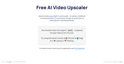 Free AI Video Upscaler