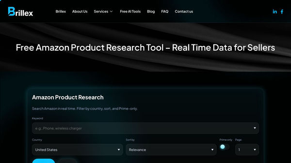 Free Amazon Product Research Tool