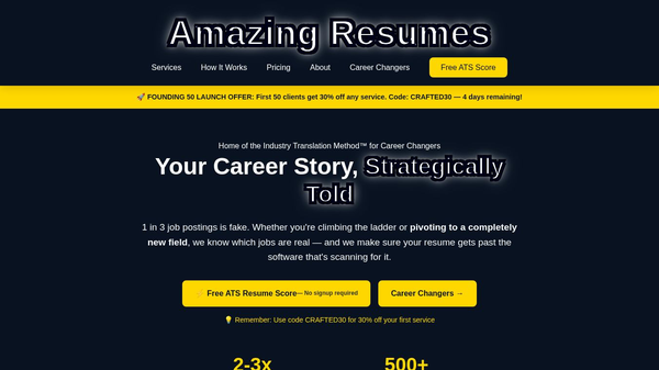 Free ATS resume scanner