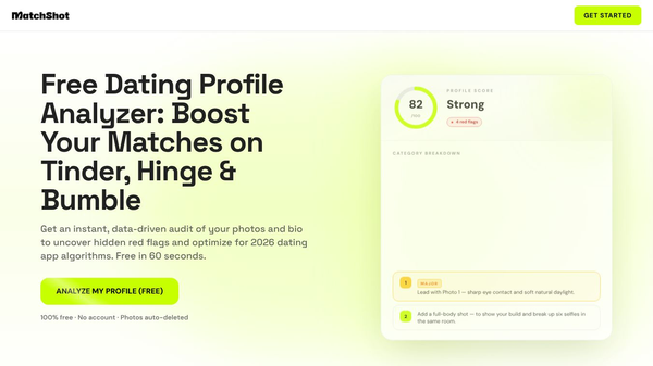 Free Dating Profile Analyzer
