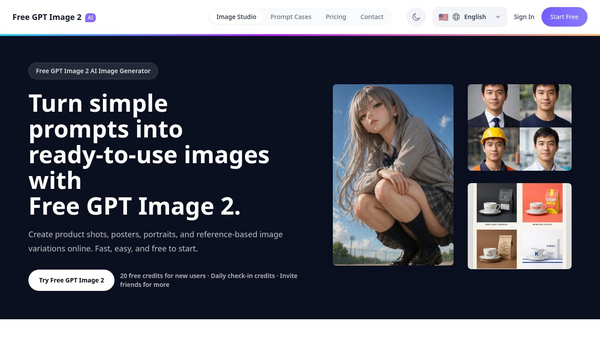 Free GPT Image 2