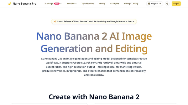 Free Nano Banana 2 AI Image Generator