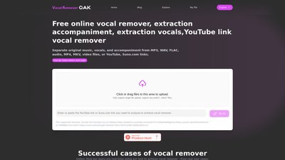 Free Online Vocal Remover