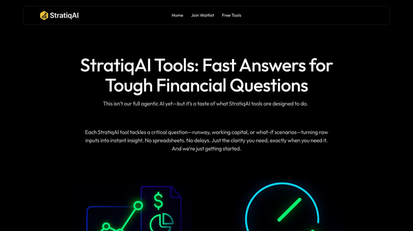 Free Runway & WC Tools for Founders