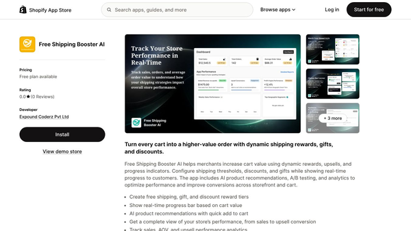 Free Shipping Booster AI