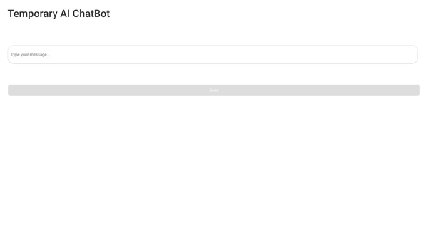 Free Temporary AI ChatBot
