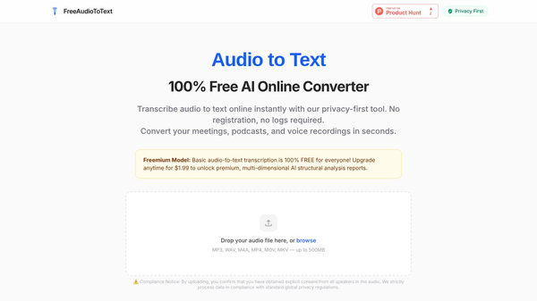 FreeAudioToText