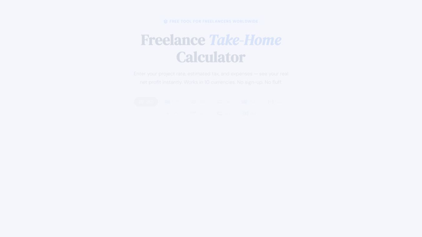 Freelance Take-Home