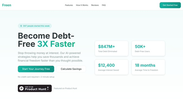 Freen - AI Debt Freedom Assistant