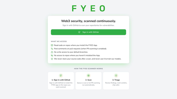 FYEO Security Scanner
