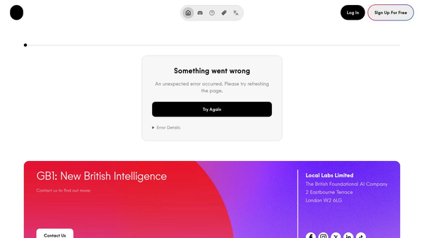 GB1: The AI from the UK