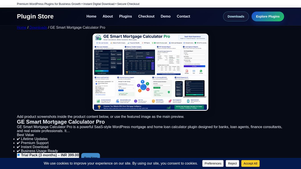 GE Smart Mortgage Calculator Pro