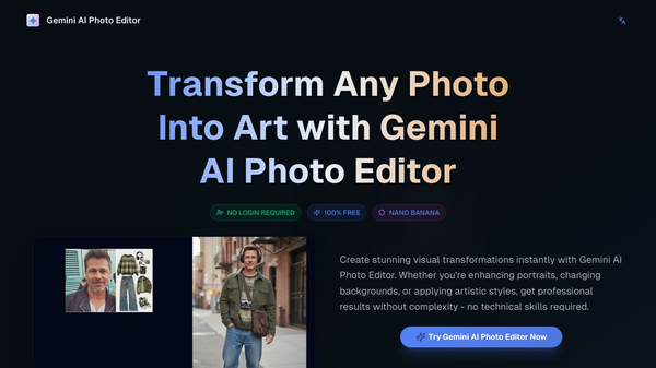 Gemini AI Photo Editor
