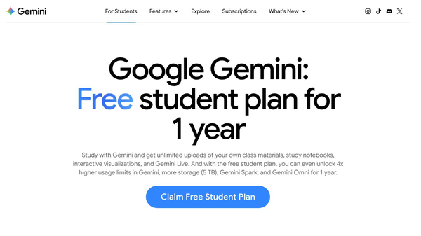 Gemini for Students